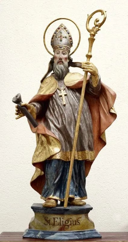 Santo Elói, Bispo de Noyon, que por sua santidade e honestidade foi escolhido por Deus para coisas muito mais elevadas.