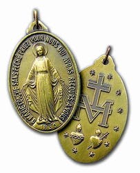 A medalha de Nossa Senhora das Graças